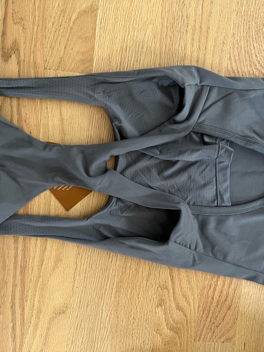 ReoRia Gray Racerback Flared Jumpsuit - Picture 4 of 5